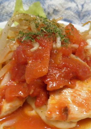 鶏ともやしのトマト煮-レシピのメイン写真