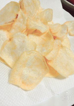 パリっ！綺麗な色のポテトチップス♪-レシピのメイン写真