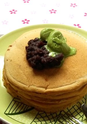 わらび餅粉入り！もちもちホットケーキ-レシピのメイン写真