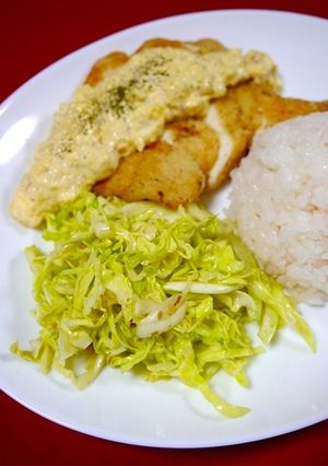 簡単副菜！たっぷりキャベツ(梅風味)-レシピのメイン写真