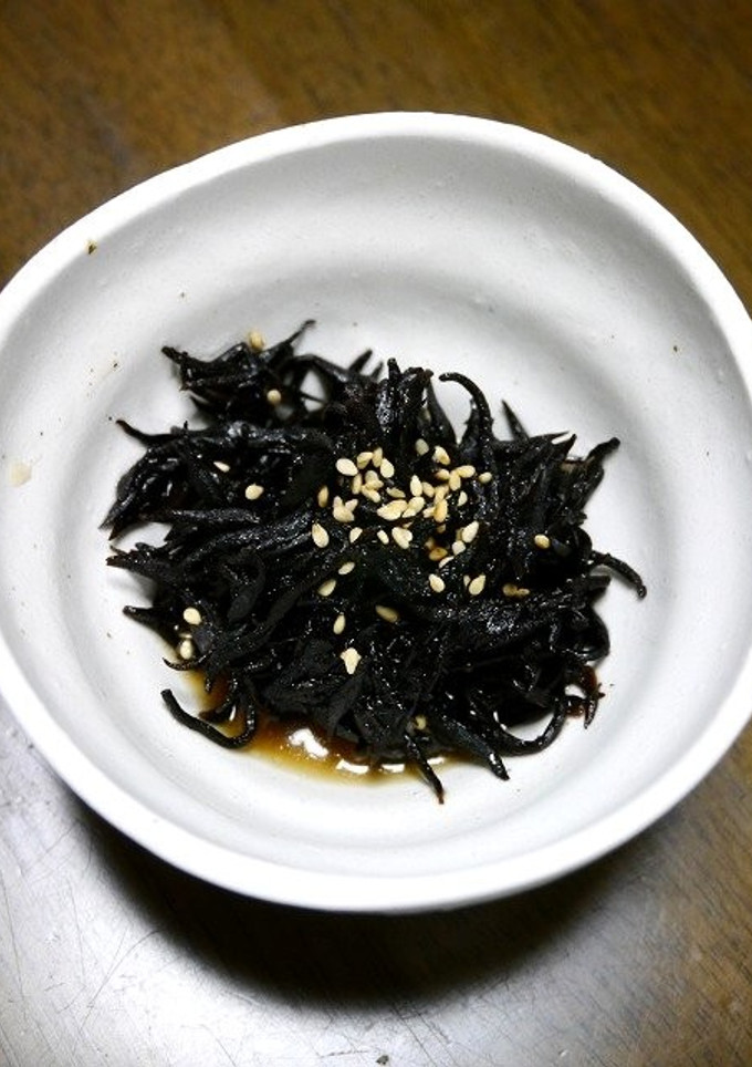 レンジで簡単！中華ひじき煮(痛風対策)-レシピのメイン写真