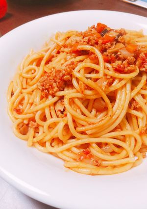 スパゲティミートソース-レシピのメイン写真