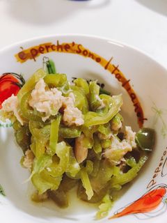 電子レンジで簡単☆話題の無限ピーマン-レシピのメイン写真