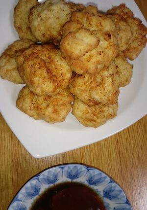 豆腐とささみの挽き肉で作るナゲット-レシピのメイン写真