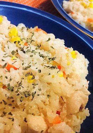 炊飯ジャー★簡単★コク旨【チキンピラフ】-レシピのメイン写真