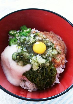 もち麦ごはんでねばねば丼-レシピのメイン写真