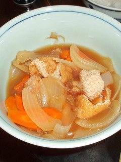 油揚げとたまねぎとにんじんの甘煮-レシピのメイン写真