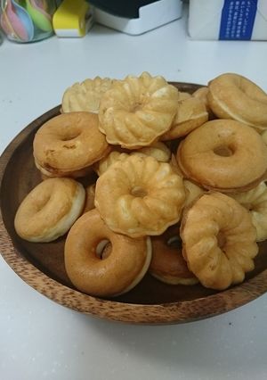 簡単！完熟バナナの焼きドーナツ-レシピのメイン写真