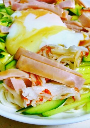 【老化玩味】ファンキーひやむぎ中華-レシピのメイン写真