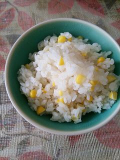 夏の定番とうもろこしごはん♪-レシピのメイン写真