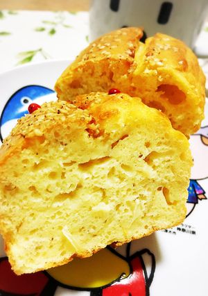 胡麻、玉ねぎ、塩気のパウンドケーキ-レシピのメイン写真