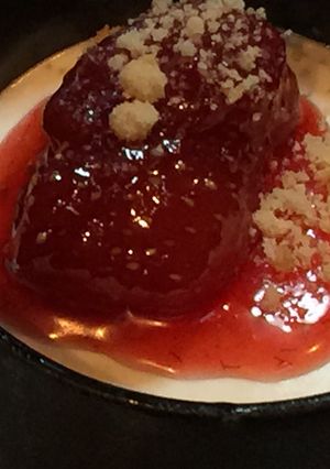 ヨーグルトプリンは砂糖なしでジャムかけて-レシピのメイン写真