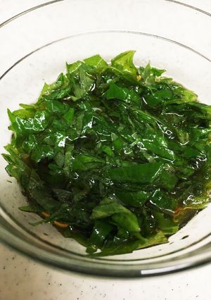 しそ消費 めんつゆのゴマ油漬け つけダレ-レシピのメイン写真