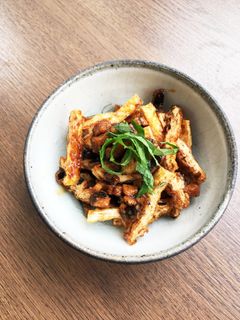 あなごと油揚げの簡単、タレで和え物-レシピのメイン写真