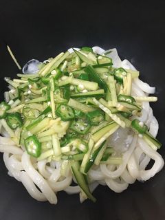 ゆず胡椒の香♪残り野菜で冷やしうどん-レシピのメイン写真