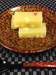 りんごジュースでひんやり水ようかん-レシピのメイン写真