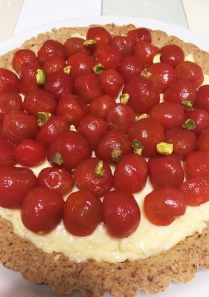 はちみつ漬けトマトのカスタードタルト-レシピのメイン写真