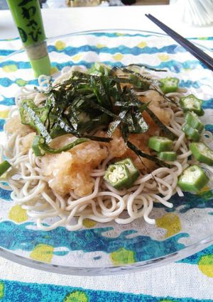 流水麺を使って、ぶっかけそば！-レシピのメイン写真