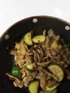ズッキーニの肉カレー炒め-レシピのメイン写真