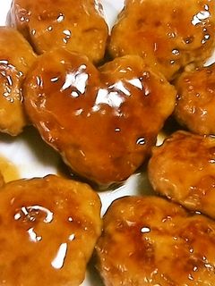 甘辛つくねの照り焼き(´▽`*)-レシピのメイン写真
