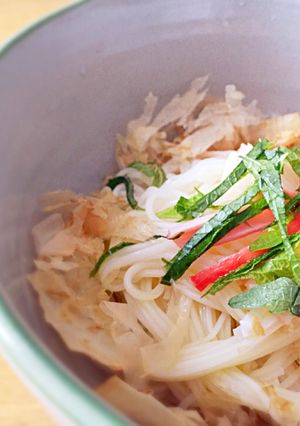 オリーブそうめん-レシピのメイン写真