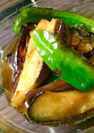 簡単おかず♪なすとピーマンの揚げ浸し-レシピのメイン写真