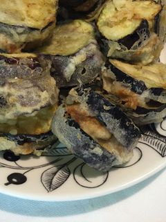 ありあわせの材料で!ナスのツナはさみ揚げ-レシピのメイン写真
