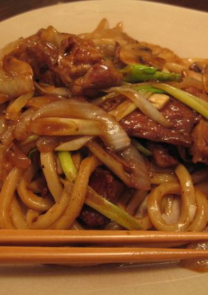 ソースにんにく焼うどん-レシピのメイン写真