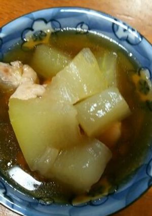 冬瓜と鶏肉の煮物-レシピのメイン写真