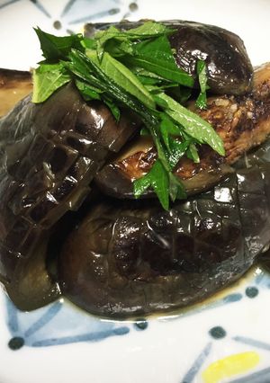 ちょー簡単♪焼いて漬けるなすの煮浸し♪-レシピのメイン写真