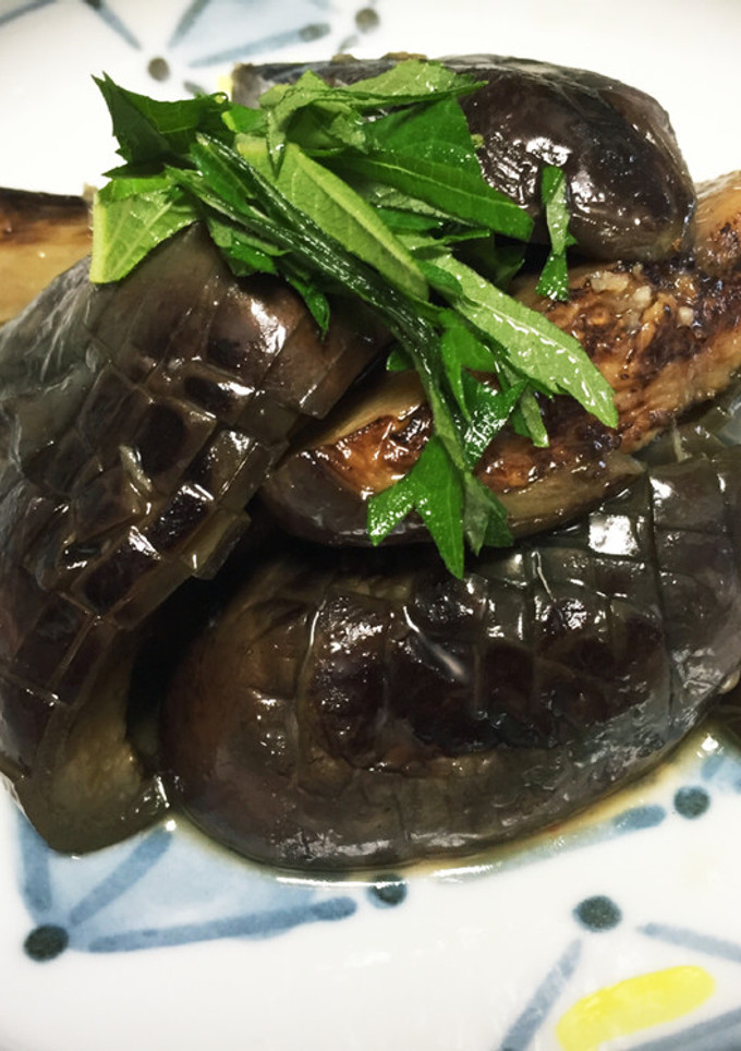 ちょー簡単♪焼いて漬けるなすの煮浸し♪-レシピのメイン写真