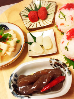 梅とシソのおむすび-レシピのメイン写真