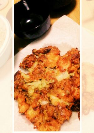 少ない油で出来ちゃう❤ジャンボかき揚げ❤-レシピのメイン写真
