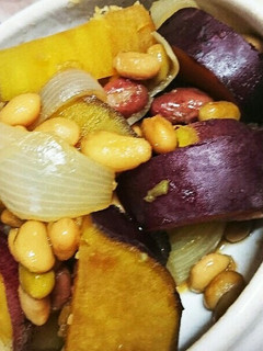 さつまいもと大豆の甘露煮-レシピのメイン写真