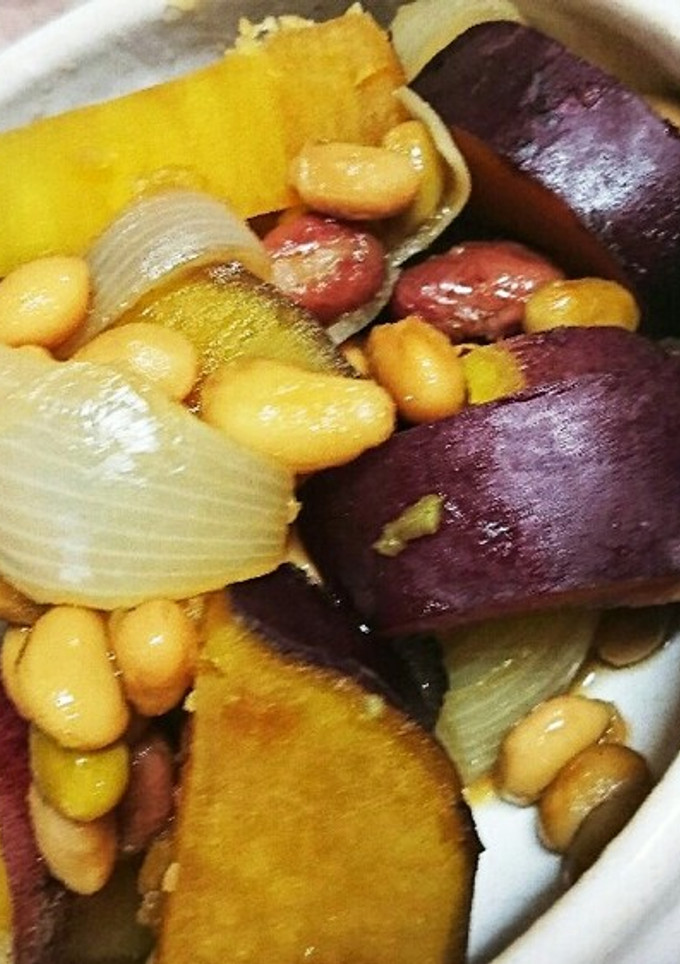 さつまいもと大豆の甘露煮-レシピのメイン写真