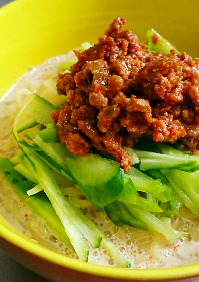 作り置き肉味噌で五分で冷やし担々麺-レシピのメイン写真