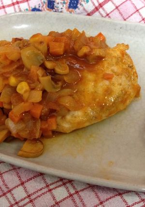 トマトジュースで★チキンソテー-レシピのメイン写真