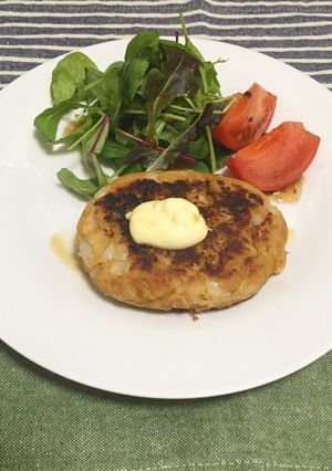 簡単ヘルシー!ツナハンバーグ-レシピのメイン写真