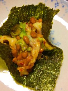 納豆とアボカドの海苔巻き-レシピのメイン写真