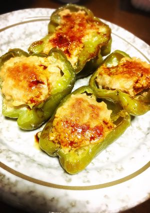ピーマンの肉詰め-レシピのメイン写真