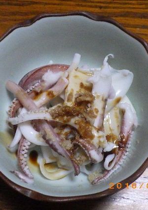 イカの湯引き-レシピのメイン写真