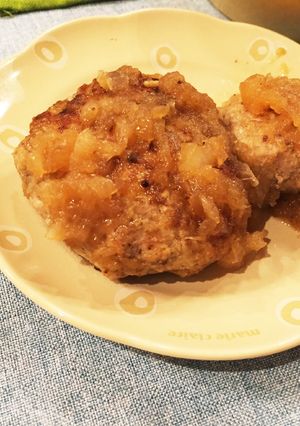 タマネギ♡ハンバーグ-レシピのメイン写真