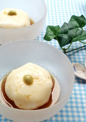 わらび餅粉を使って☆ミルク胡麻豆腐-レシピのメイン写真