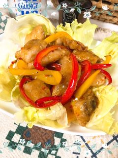 タラとパプリカdeスイートチリ炒め-レシピのメイン写真
