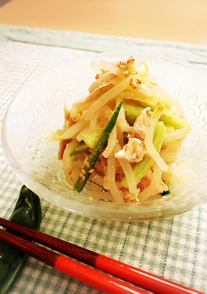 ささ身ともやしの胡麻酢和え-レシピのメイン写真