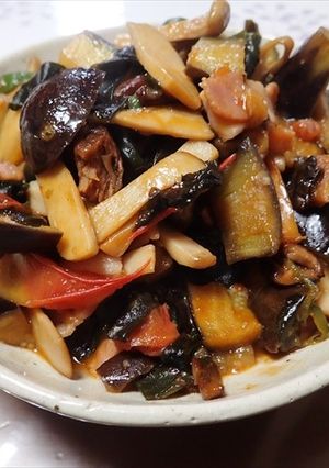 チチタケと野菜等の油炒め・旨煮で～す-レシピのメイン写真