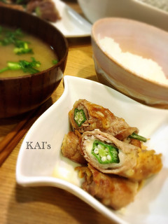 ❁オクラとチーズの豚肉巻き❁-レシピのメイン写真