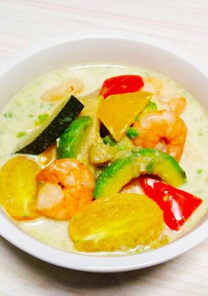 アボカド入り★ノンオイルグリーンカレー-レシピのメイン写真