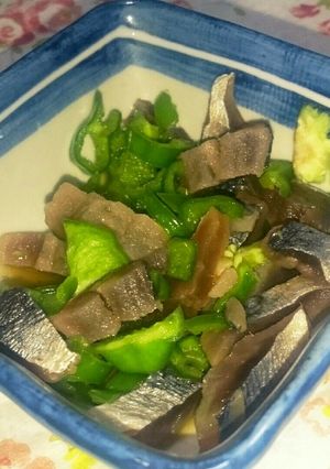 身欠きニシンとピーマンの和え物-レシピのメイン写真