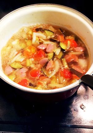 夏バテ予防♡お野菜もりもり生姜スープ♡-レシピのメイン写真